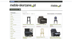 Desktop Screenshot of meble-skorzane.pl