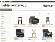 Tablet Screenshot of meble-skorzane.pl